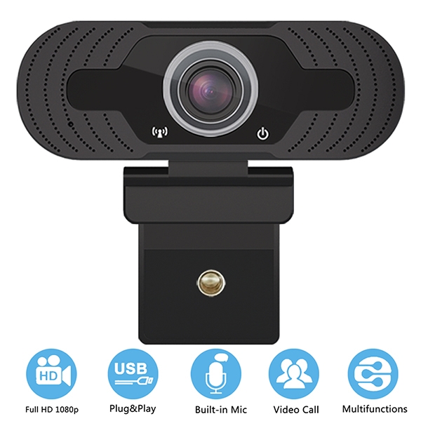 1080P 30fps Manual Focus CMOS PC USB webcam build in mic usb free driver